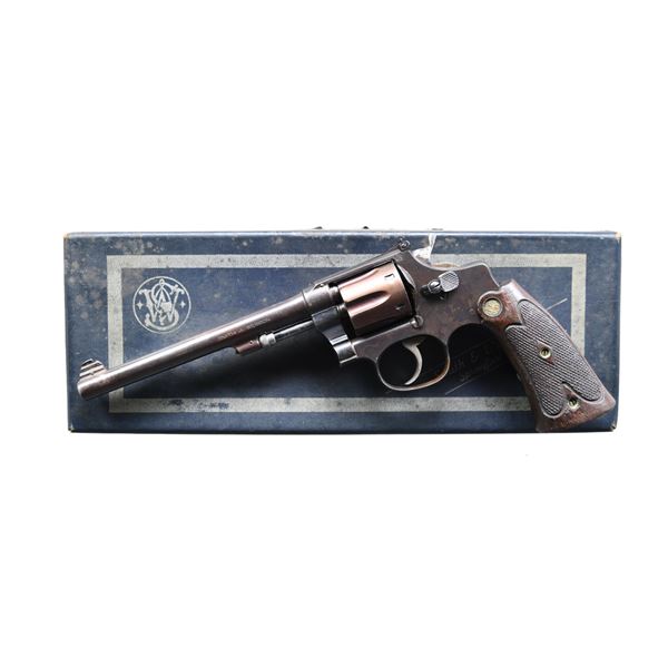 SMITH & WESSON 22/32 HE DA REVOLVER.