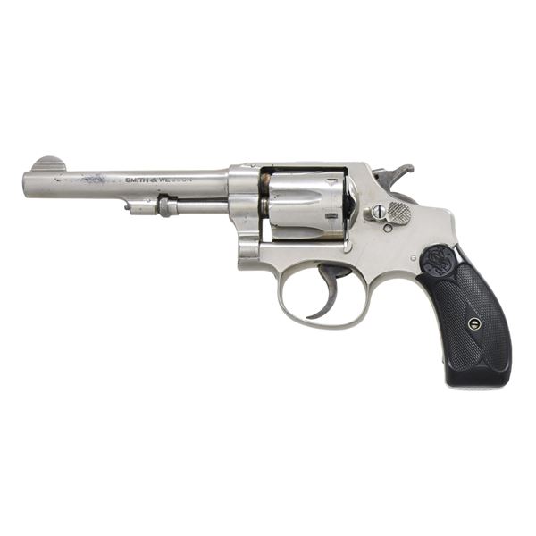 SMITH & WESSON 32 HE THIRD MODEL DA REVOLVER.