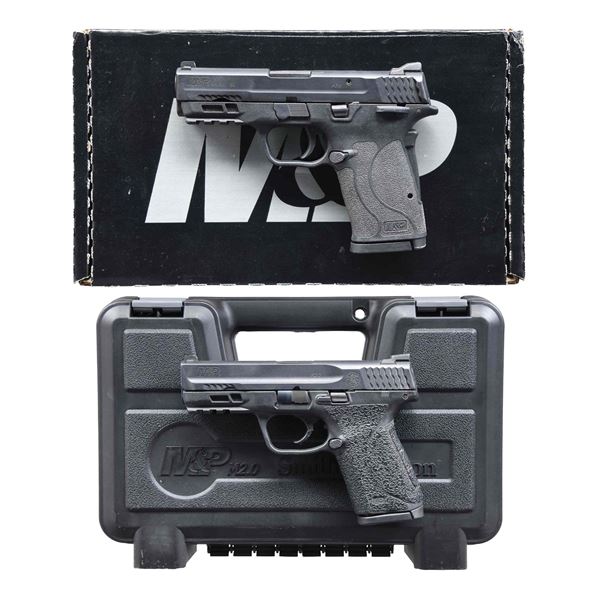 TWO SMITH & WESSON M&P9 SEMI-AUTOMATIC PISTOLS.