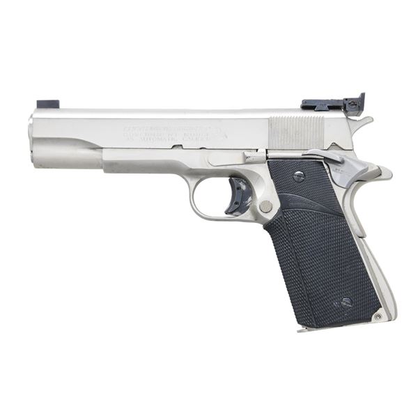 COLT NICKEL SERIES 70 CUSTOM GOVERNMENT MODEL