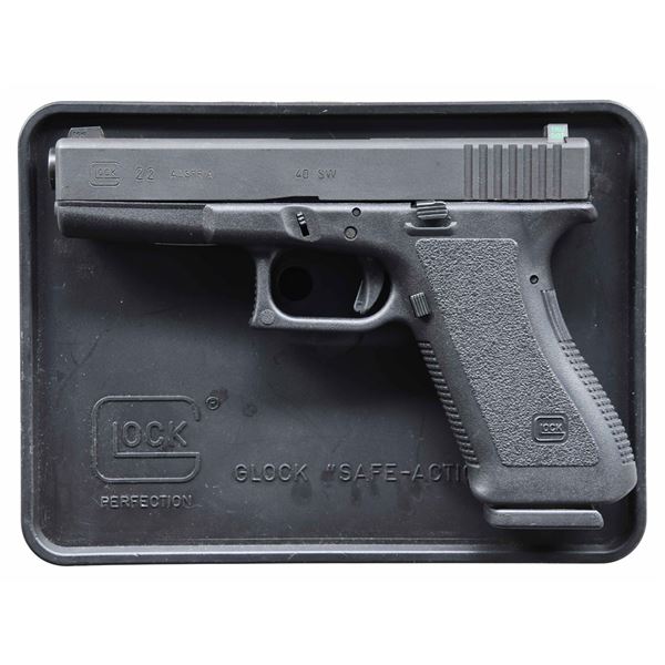 NEAR EX. GLOCK GEN. 2 MODEL 22 SEMI AUTO PISTOL