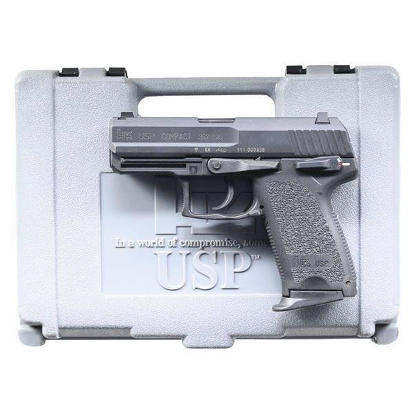 H&K USP COMPACT SEMI AUTO PISTOL.