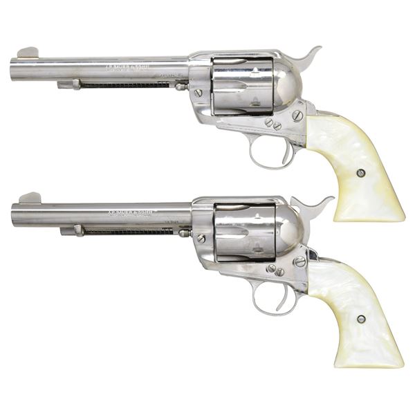 2 JP SAUER & SOHN / HAWES TEXAS MARSHAL REVOLVERS.