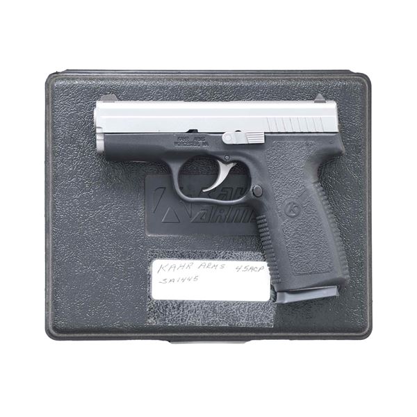 KAHR KP45 SEMI AUTO PISTOL WITH MATCHING