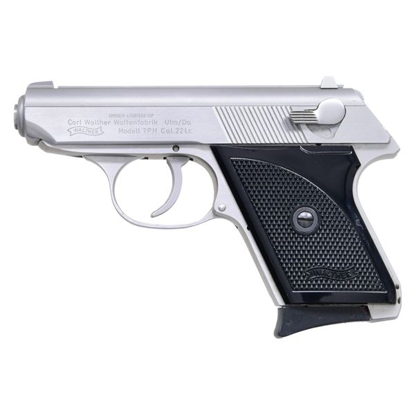 STAINLESS WALTHER TPH SEMI AUTO PISTOL.