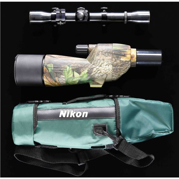 WEAVER K4 SCOPE & NIKON SPOTTING SCOPE