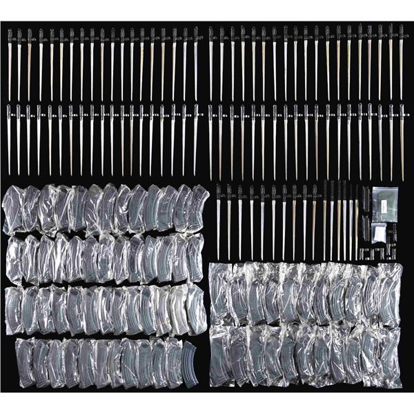 LARGE LOT OF AK 7.62X39MM MAGAZINES, SKS SPIKE