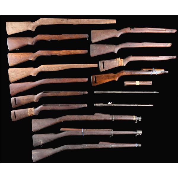 DESIRABLE GROUPING OF US MILITARY STOCKS, BARRELS