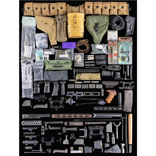 LARGE GROUP OF MISC. PARTS & MILITARIA.