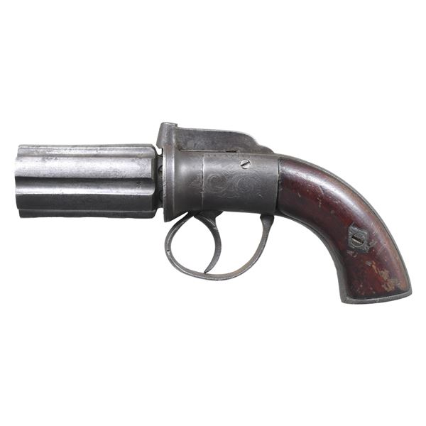 UNMARKED PEPPERBOX PISTOL.