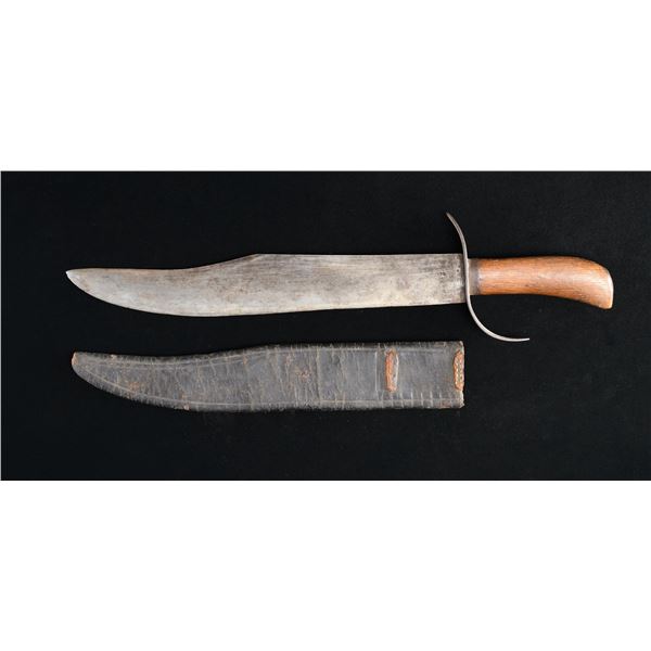 IMPRESSIVE LARGE CONFEDERATE SIDE KNIFE FROM TEXAS
