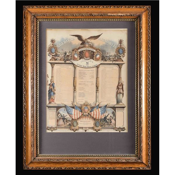 CIVIL WAR 1ST MAINE HEAVY ARTILLERY SOLDIERS