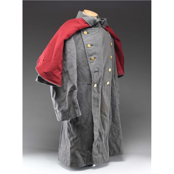 VIRGINIA MILITARY INSTITUTE OVERCOAT WITH CAPE.