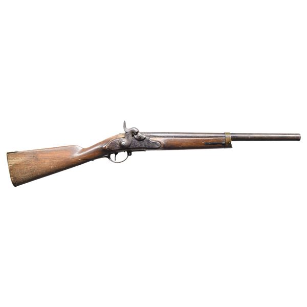 CUTDOWN PRUSSIAN 1809 PERCUSSION MUSKET.