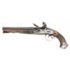 Image 1 : ATTRACTIVE DOUBLE BARREL SILVER MOUNTED FLINTLOCK