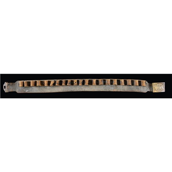 SHOTGUN CARTRRIDGE BELT WITH M1851 US BUCKLE.