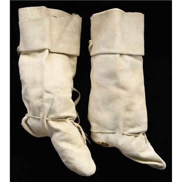 NAVAJO HIGH TOP MOCCASINS.