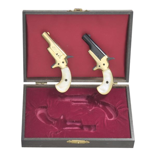 CONSECUTIVE PAIR OF BUTLER LORD & LADY DERRINGER