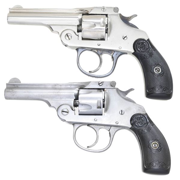 2 IVER JOHNSON .32 SAFETY AUTOMATIC HAMMER DA