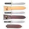 Image 1 : 3 LEWIS DRAKE CAMP KNIVES.