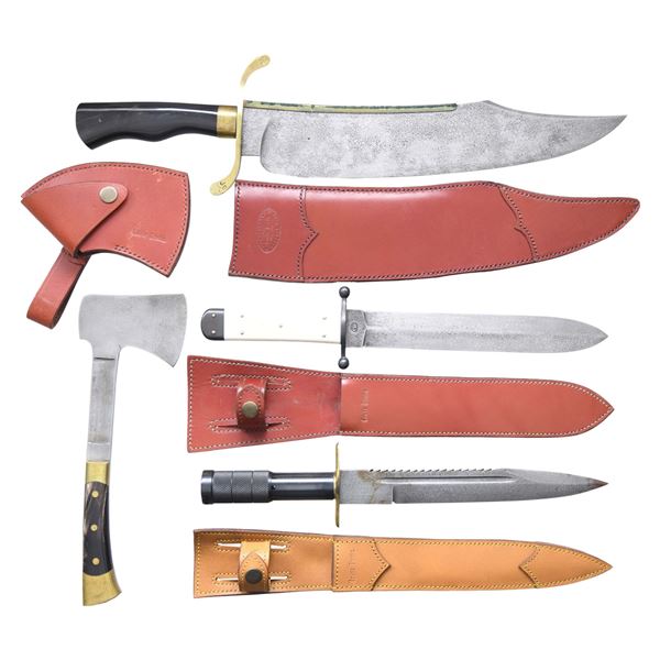 4 FINE EDGED WEAPONS FROM LEWIS DRAKE.