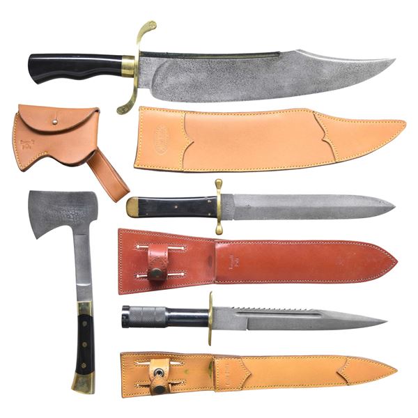 4 FINE EDGED WEAPONS FROM LEWIS DRAKE.