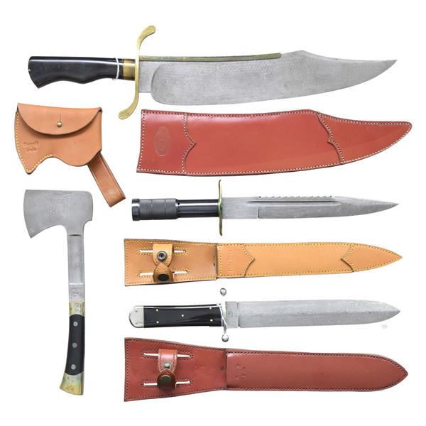 4 FINE EDGED WEAPONS FROM LEWIS DRAKE.