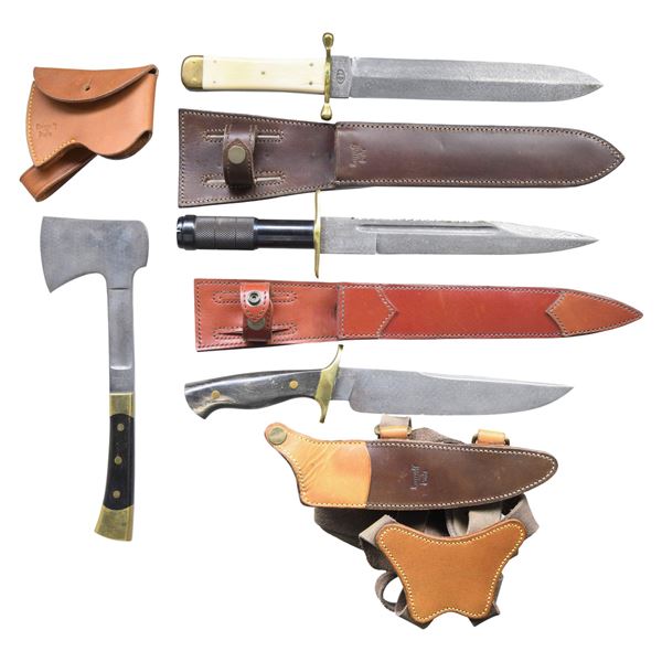 4 FINE EDGED WEAPONS FROM LEWIS DRAKE.