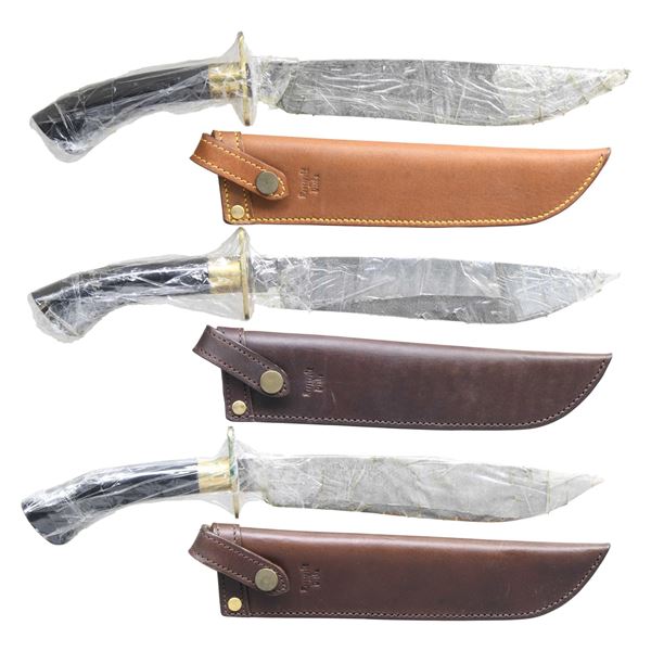 3 ROOSEVELT & DRAKE MALAY JUNGLE KNIVES.