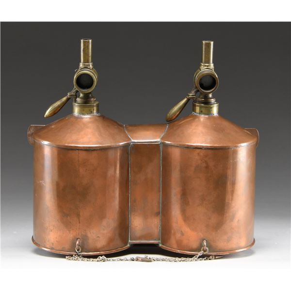 CUSTOM COPPER POWDER & SHOT WALL DISPENSER.