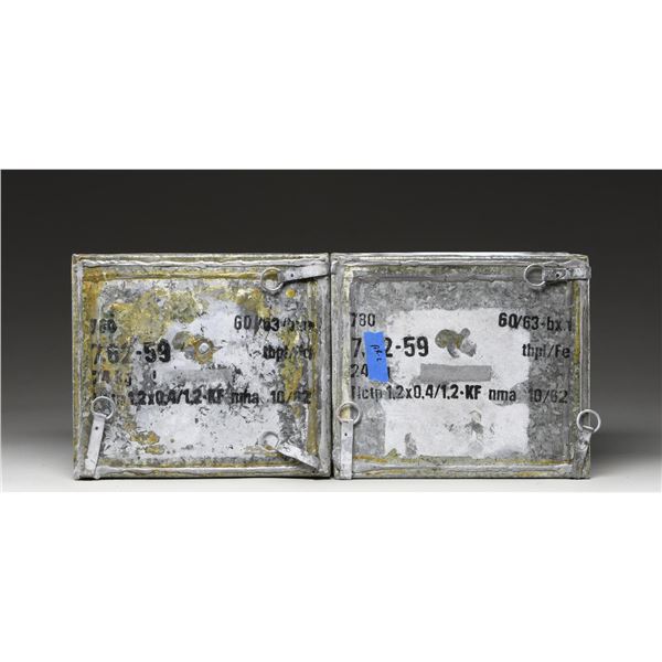 2 SEALED CANS OF CZECH 7.62X54R SILVER TIP AMMO.