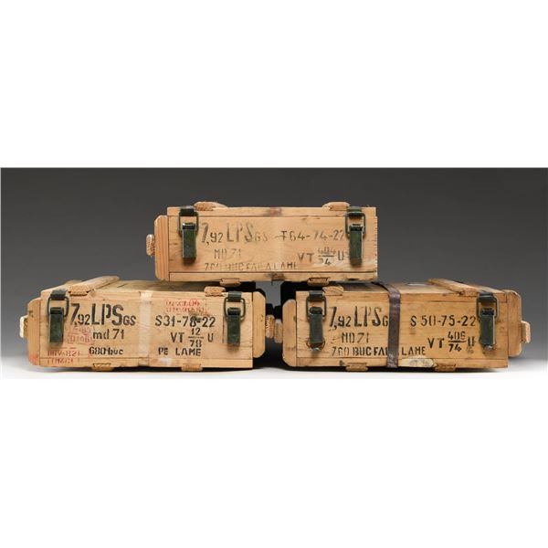 2,200 ROUNDS OF ROMANIAN 8MM MAUSER RIFLE AMMO.