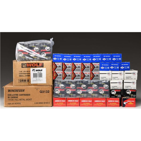4,450 ROUNDS OF 30 CARBINE AMMUNITION.