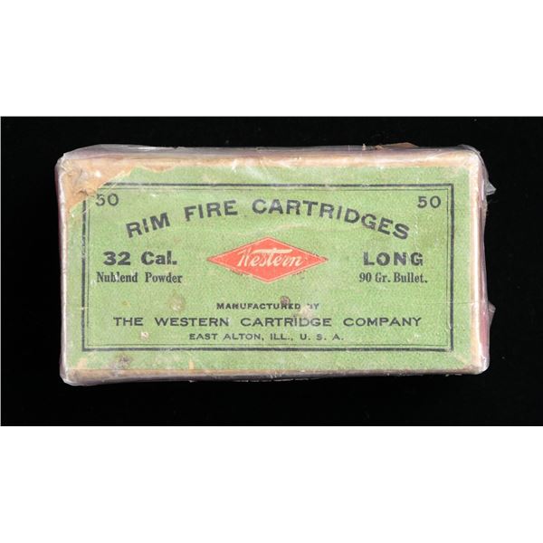 WESTERN GREEN LABEL 32 RIMFIRE CARTRIDGE PACK.