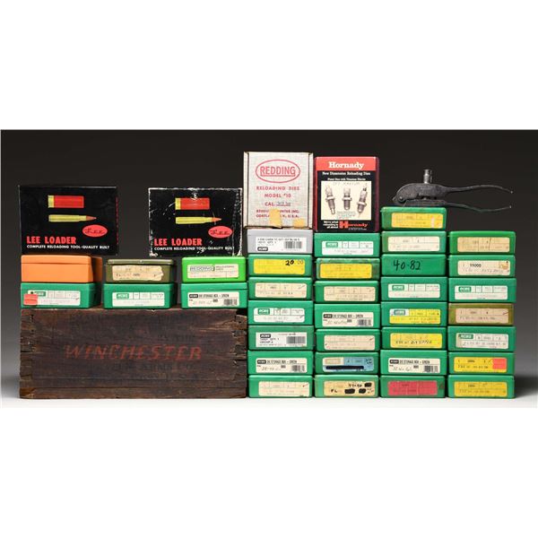 LARGE GROUPING OF ASSORTED RELOADING DIES AND