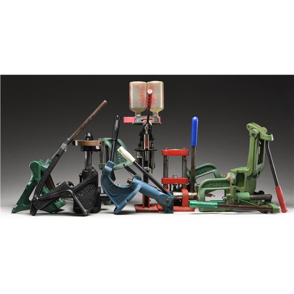 GROUPING OF RELOADING PRESSES.