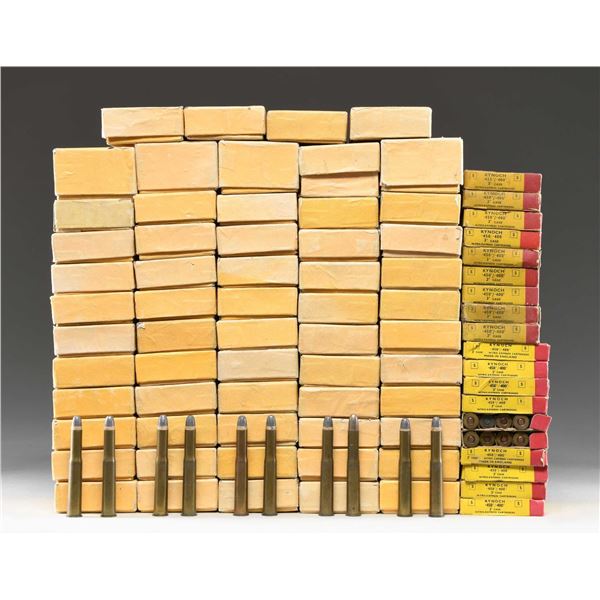 GROUP OF BRITISH 450/400 SPORTING RIFLE AMMO.