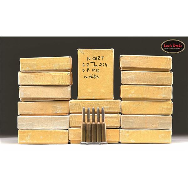 165 ROUNDS OF DWM 6.5X54 MANNLICHER/SCHOENAUER