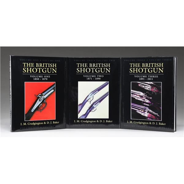 THREE VOLUME SET OF "THE BRITISH SHOTGUN", BY