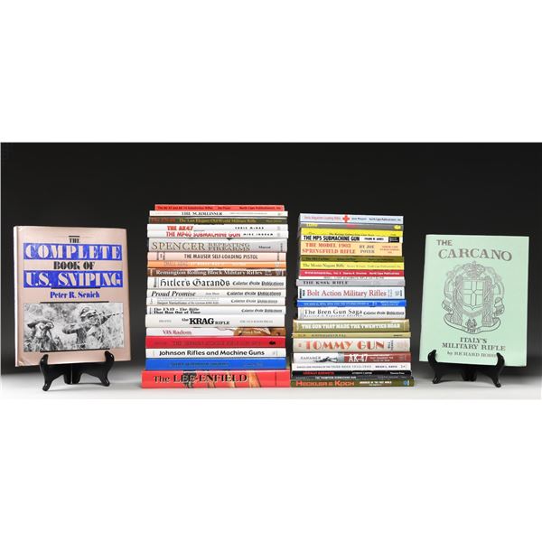 42 MILITARY & FIREARMS REFERENCE BOOKS.