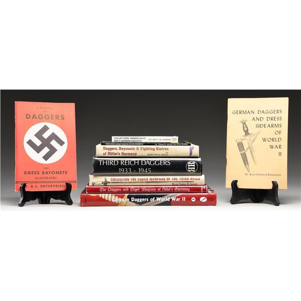 8 REFERENCE BOOKS ON WWII GERMAN DAGGERS