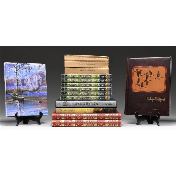 A DESIRABLE GROUPING OF FIREARMS RELATED ART BOOKS