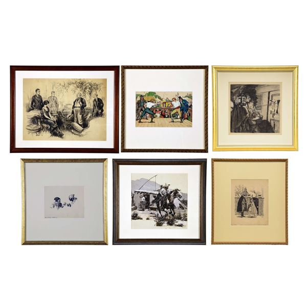 6 ILLUSTRATIONS BY VAN BUREN & PRICE.