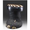 Image 2 : REAL ELEPHANT FOOT MADE INTO A FOOT STOOL OR