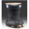 Image 1 : REAL ELEPHANT FOOT MADE INTO A FOOT STOOL OR