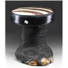 Image 1 : REAL ELEPHANT FOOT MADE INTO A FOOT STOOL OR