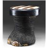 Image 2 : REAL ELEPHANT FOOT MADE INTO A FOOT STOOL OR