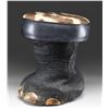 Image 3 : REAL ELEPHANT FOOT MADE INTO A FOOT STOOL OR
