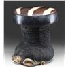 Image 3 : REAL ELEPHANT FOOT MADE INTO A FOOT STOOL OR