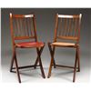 Image 1 : 2 SIMILAR LEWIS DRAKE BOMBAY FOLDING CHAIRS.